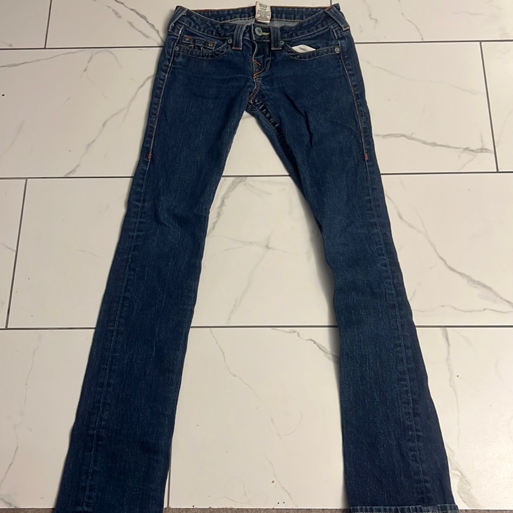 Vintage y2k true religion skinny jeans